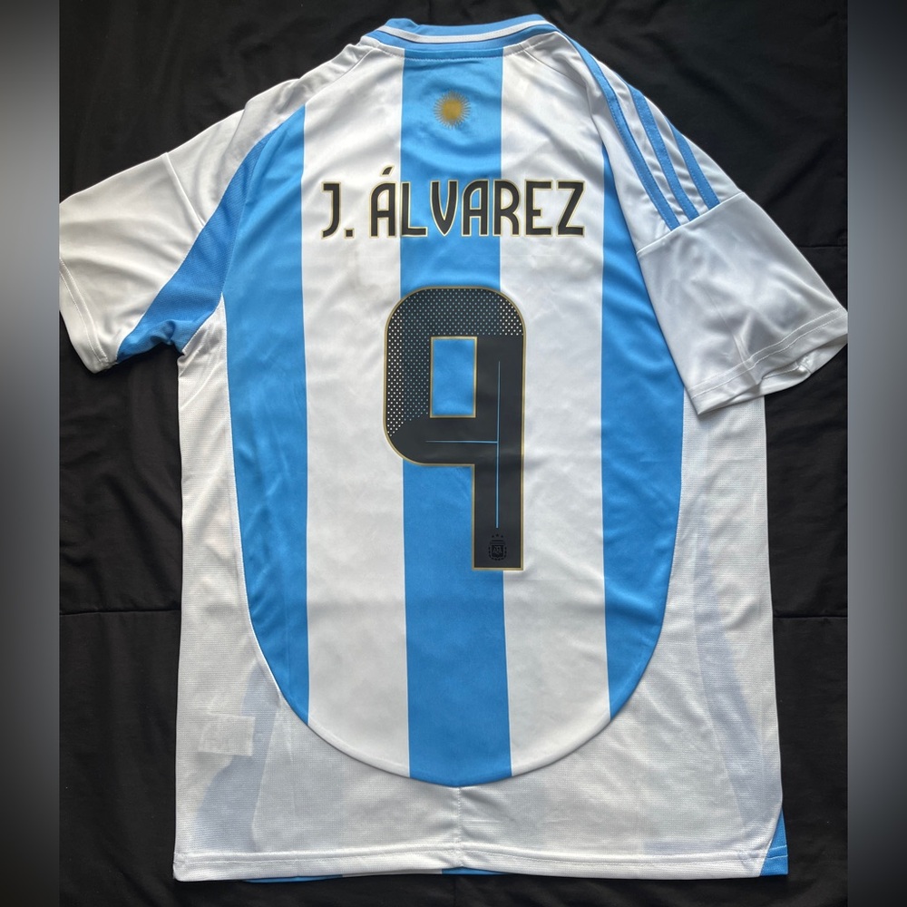 Alvarez #9 Argentina 2024 Copa America jersey soccer Julian